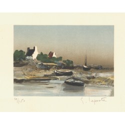 Original Kunst von Georges Laporte "Marée basse" kaufen Sie Bilder des beliebten französischen Künstlers