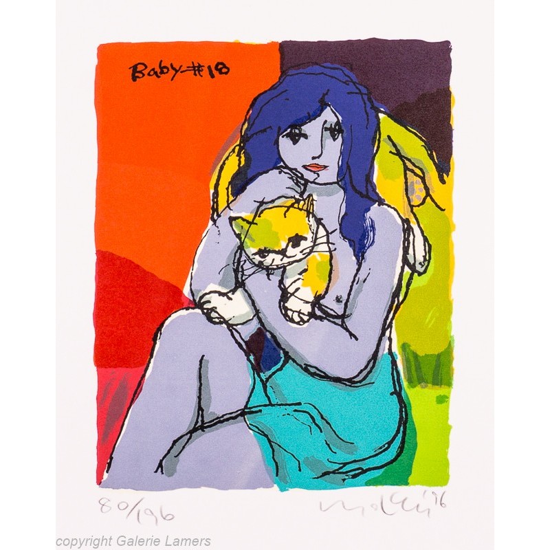 Original Kunst von Michael Leu "Baby Nr.18" kaufen Sie Bilder des bekannten amerikanischen Künstlers